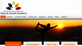 What Indianyoga.org website looked like in 2016 (7 years ago)