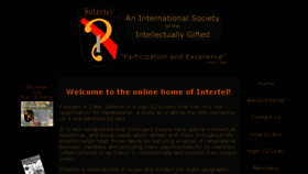 What Intertel-iq.org website looked like in 2016 (7 years ago)