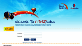 What Igreatpartner.greateasterntakaful.com website looked like in 2016 (7 years ago)
