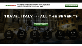 What Italiapass.com website looked like in 2016 (7 years ago)