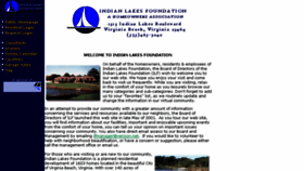 What Indianlakesfoundation.com website looked like in 2016 (7 years ago)