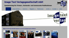 What Image-text.de website looked like in 2016 (7 years ago)
