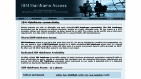 What Ibmmainframeaccess.com website looked like in 2016 (7 years ago)