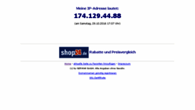 What Ipadresse.de website looked like in 2016 (7 years ago)