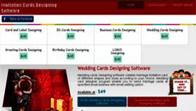 What Invitationcardsdesigningsoftware.com website looked like in 2016 (7 years ago)