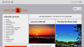What Iamlasolas.com website looked like in 2016 (8 years ago)