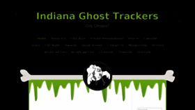 What Indianaghosts.org website looked like in 2016 (7 years ago)