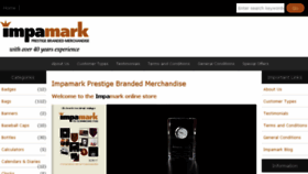 What Impamark-promotional-merchandise.co.uk website looked like in 2016 (7 years ago)