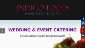 What Indigofood.co.uk website looked like in 2016 (7 years ago)