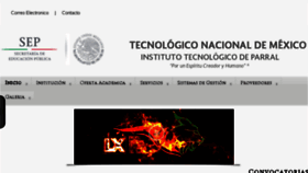What Itparral.edu.mx website looked like in 2016 (7 years ago)