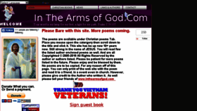 What Inthearmsofgod.com website looked like in 2016 (7 years ago)