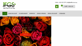 What Idealflorist.com.my website looked like in 2016 (7 years ago)