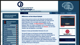 What Izepilepsie.de website looked like in 2016 (7 years ago)