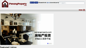 What Ipenangproperty.com website looked like in 2016 (7 years ago)