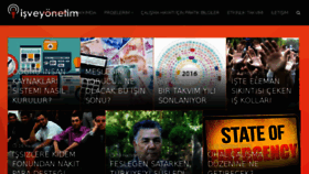 What Isveyonetim.com website looked like in 2016 (7 years ago)