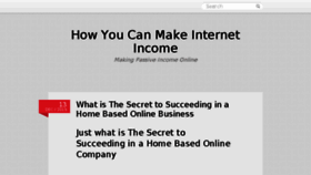 What Incomeunlimited.biz website looked like in 2016 (7 years ago)