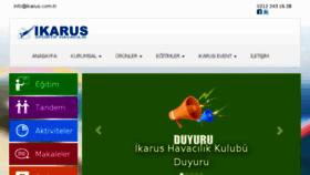 What Ikarus.com.tr website looked like in 2016 (7 years ago)