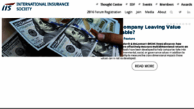 What Internationalinsurance.org website looked like in 2016 (7 years ago)