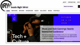 What Insiderightwrist.com website looked like in 2016 (7 years ago)