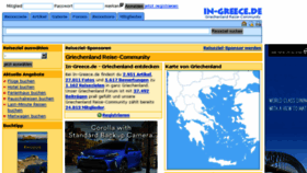 What In-greece.de website looked like in 2016 (7 years ago)