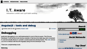 What Itaware.eu website looked like in 2016 (7 years ago)