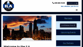 What Illinoislimousineassociation.com website looked like in 2016 (7 years ago)