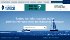 What Industriesnautiques.fr website looked like in 2016 (7 years ago)