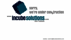 What Incubesolutions.com website looked like in 2016 (7 years ago)