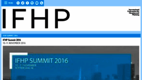 What Ifhp.org website looked like in 2016 (7 years ago)
