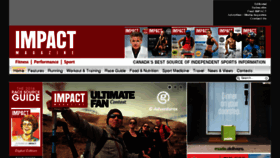 What Impactmagazine.ca website looked like in 2016 (7 years ago)