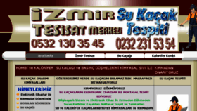 What Izmirtesisatmerkezi.com website looked like in 2016 (7 years ago)