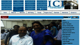 What Iciiti.org website looked like in 2016 (8 years ago)