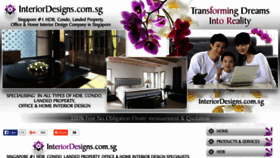 What Interiordesigns.com.sg website looked like in 2016 (7 years ago)