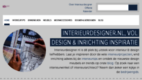 What Interieurdesigner.nl website looked like in 2016 (7 years ago)