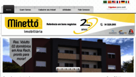 What Imobiliariaminetto.com.br website looked like in 2016 (7 years ago)
