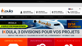 What Ikoula.fr website looked like in 2016 (7 years ago)