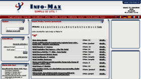What Info-max.ro website looked like in 2016 (7 years ago)