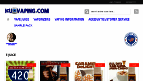 What Icuvaping.com website looked like in 2016 (7 years ago)