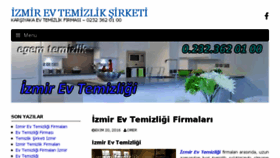 What Izmirevtemizliksirketi.com website looked like in 2016 (7 years ago)