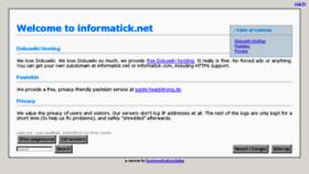 What Informatick.net website looked like in 2016 (7 years ago)