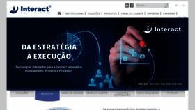 What Interact.com.br website looked like in 2016 (7 years ago)