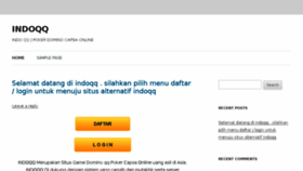 What Indoqq.org website looked like in 2016 (8 years ago)