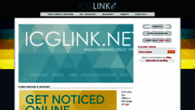 What Icglink.net website looked like in 2016 (7 years ago)