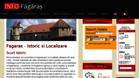 What Info-fagaras.ro website looked like in 2016 (7 years ago)