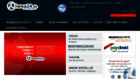 What Iwea24.de website looked like in 2016 (7 years ago)