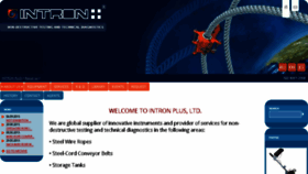 What Intron-plus.com website looked like in 2016 (7 years ago)