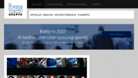 What Iks-gruppe.de website looked like in 2016 (7 years ago)