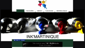 What Inkmartinique.com website looked like in 2016 (7 years ago)