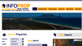 What Infoprop.co.za website looked like in 2016 (7 years ago)