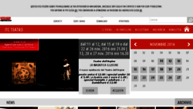 What Itcteatro.it website looked like in 2016 (7 years ago)